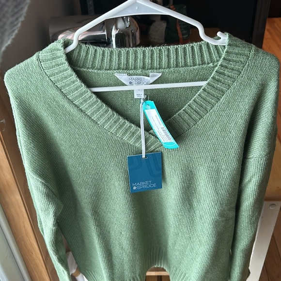Market & spruce Constance cozy v neck tunic sweater - Picture 4 of 5